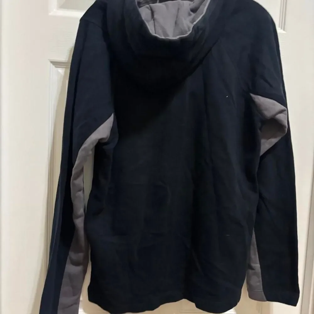 Jordan Men's Black and Navy Hoodie